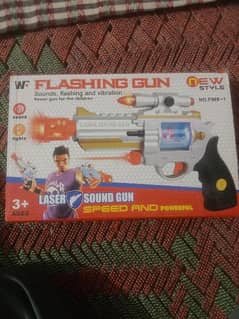 Flashing Gun Sounds, flashing and vibration in mint condition