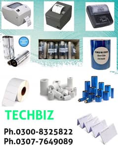 We deal in wax ribbon Barcode rolls thermal Rolls etc.