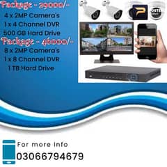CCTV Camera's Installation with DVR AND NVR