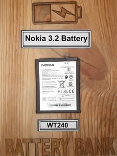 Nokia 3.2 Battery Model WT240 4000 mAh Price in Pakistan 0