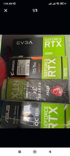 GPU Rtx 3070 rtx 3080 Graphics card