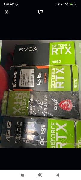GPU Rtx 3070 rtx 3080 Graphics card 0