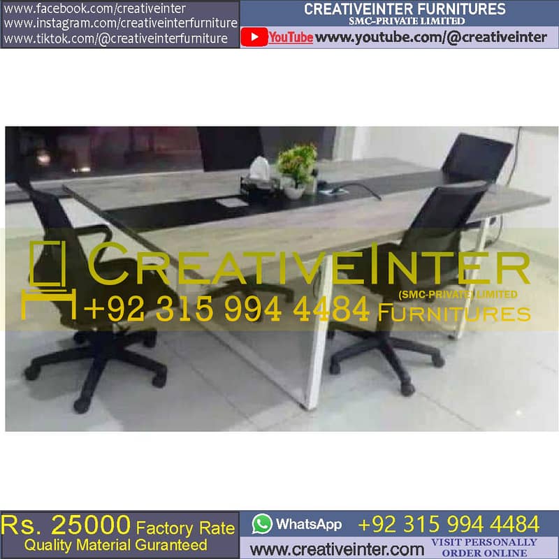 Office workstation Mesh chair desk Meeting table Conference Staff Furn 1