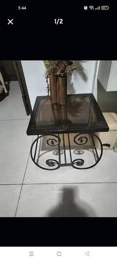 wrought Iron side tables 0