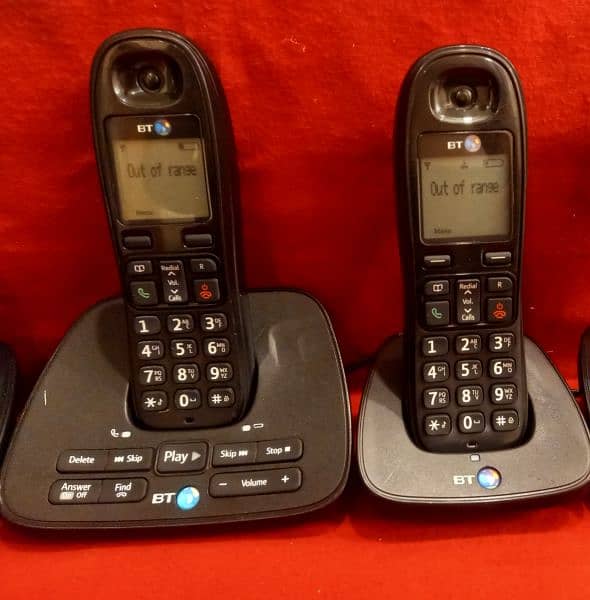 Twin Cordless phone inbuilt wireless intercom 0