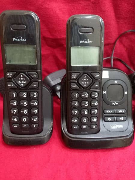 Twin Cordless phone  with wirless intercom 1