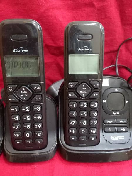 Twin Cordless phone  with wirless intercom 2