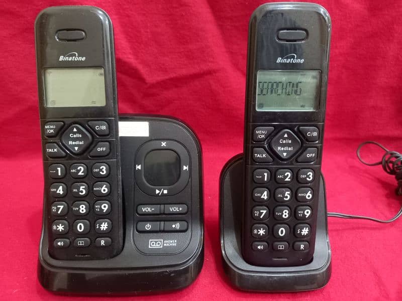 Twin Cordless phone  with wirless intercom 6