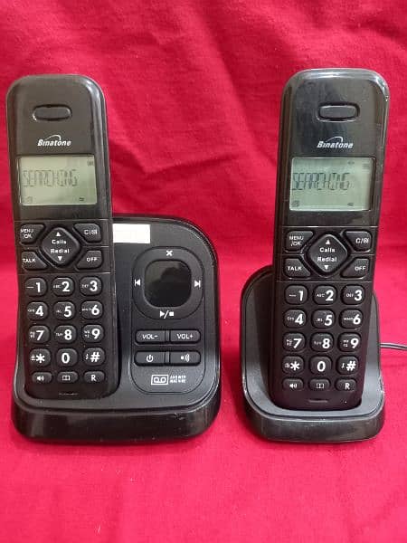 Twin Cordless phone  with wirless intercom 7