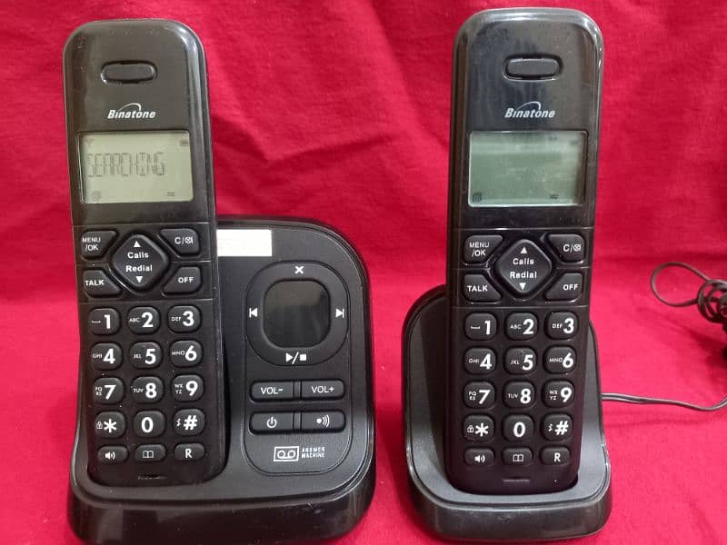 Twin Cordless phone  with wirless intercom 8