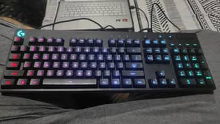 Logitech G810 Orion Spectrum RGB keyboard.