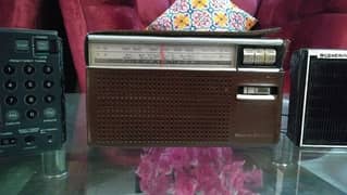a beautiful old antique radio