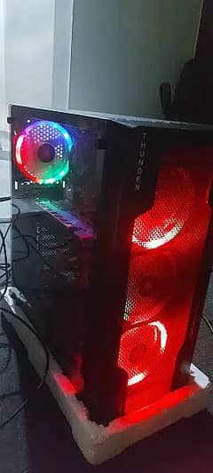 Gaming PC rx 580 core I7 16gb ram 1tb HDD 128gb ssd with monitor