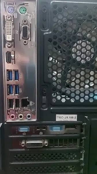 Gaming PC rx 580 core I7 16gb ram 1tb HDD 128gb ssd with monitor 5