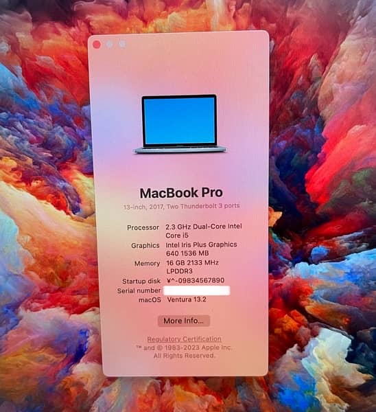 MacBook Pro 2017 (13.3) Grey 16GB i5 8