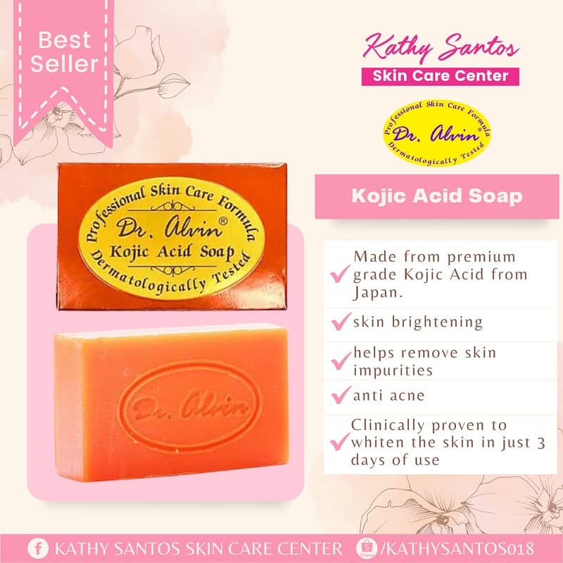 KOJIC ACID SOAP BY DR. ALVIN 100% ORIGINAL 1