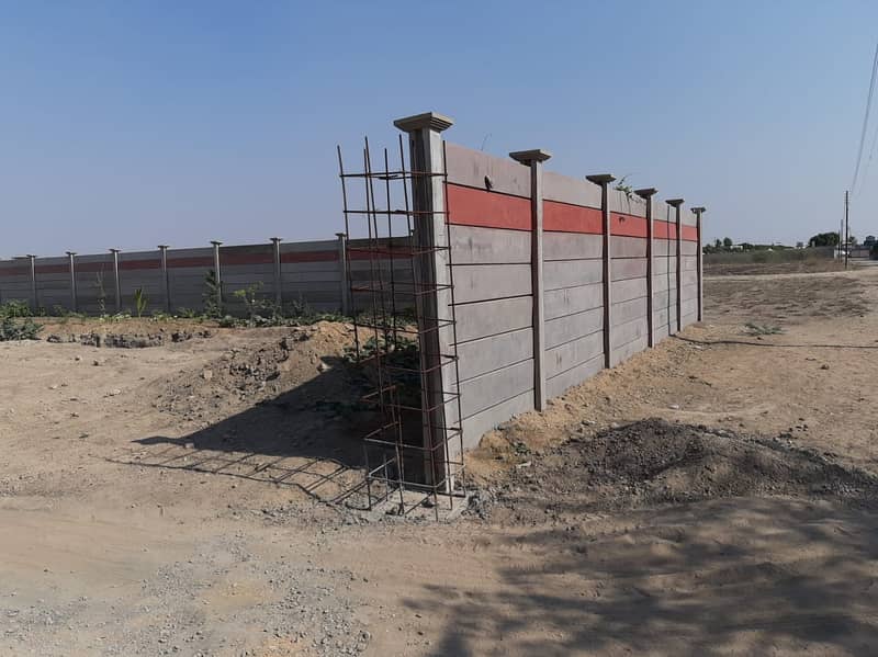 DR. crete(precast roof) Precast boundry Wall 6