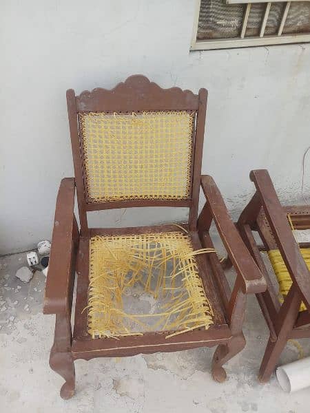 Wooden chairs 1