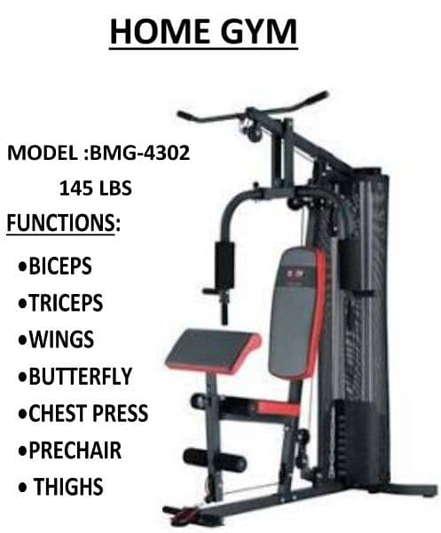 Full body Home Gym Exercise Machine 03334973737 0