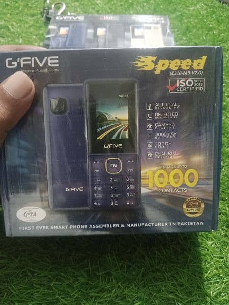 G-Five Speed Dual SIM Phon BoxPack New 18Months Warranty Delivry Avlbl 0