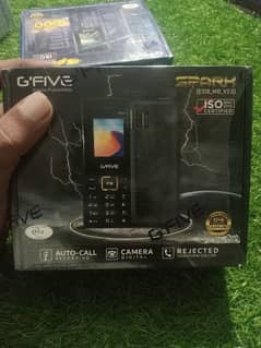G-Five Spark Dual SIM New Box Pack 18 Months Warranty delivery Availab