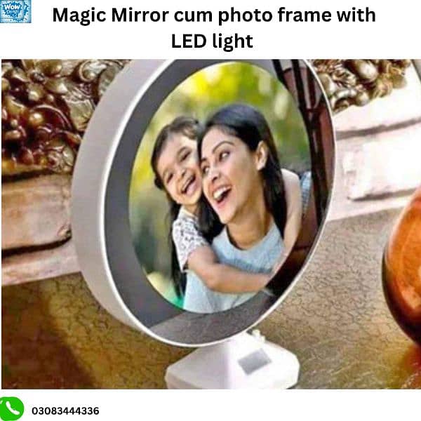 Magic Mirror Cum Photo Frames with LED light 0