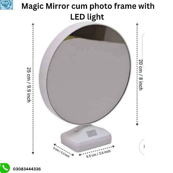 Magic Mirror Cum Photo Frames with LED light 3