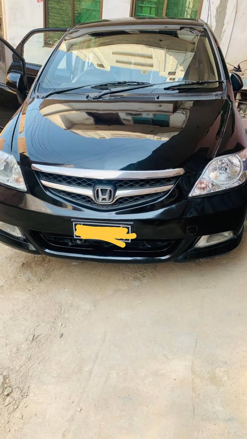 Honda city 2007 Model black colour lush condition available for sale 1