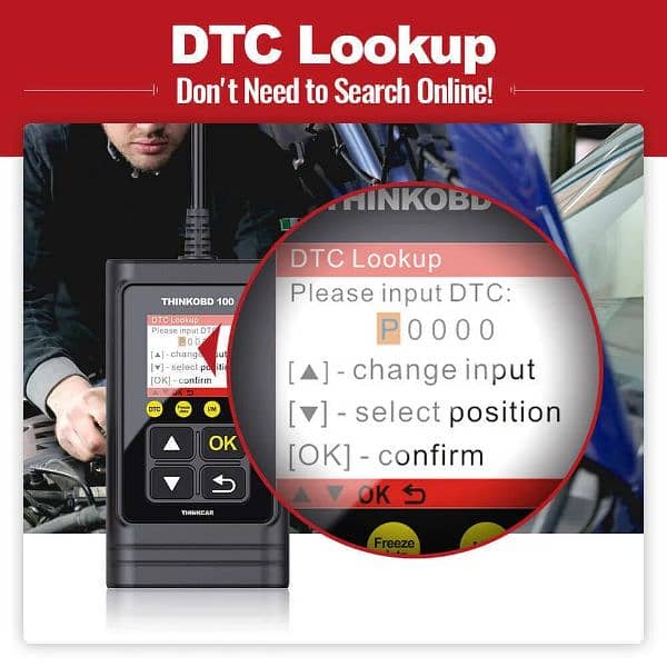 THINKTOOL THINKOBD 100 thinkcar obd 2 scanner ond scanner car code 2