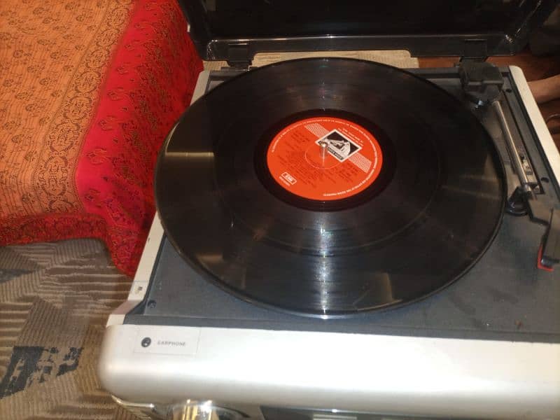 3 Speed Record Player with Radio and CD. 1