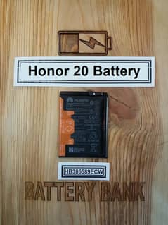 Honor 20 Battery Replacement Capacity 3750 mAh HB386589ECW Model Name 0