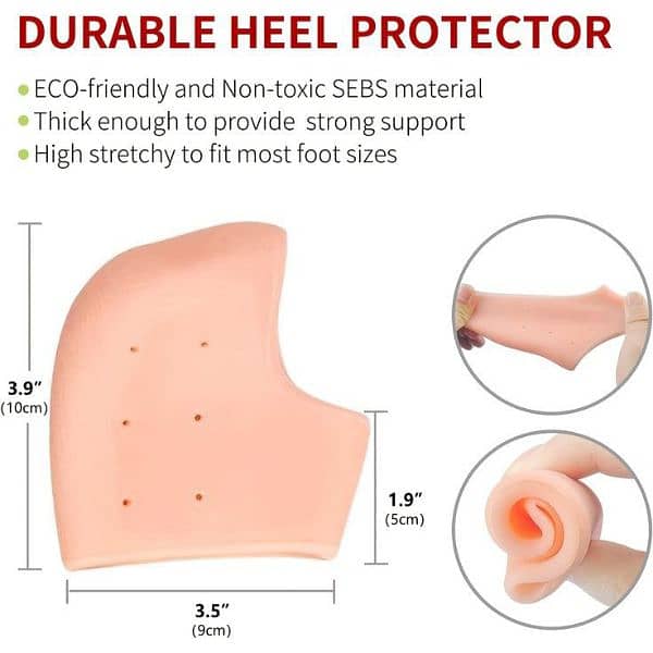 Anti Crack Silicone Gel Heel Protector 3