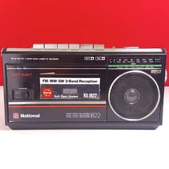 Vintage National Cassette Recorder Radio 0
