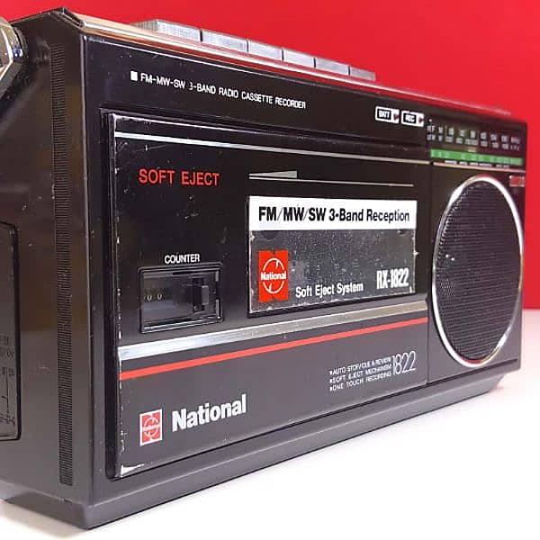 Vintage National Cassette Recorder Radio 1