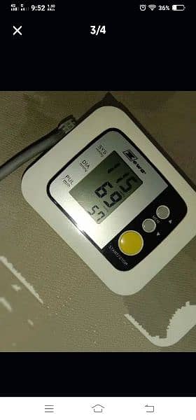 Zewa blood pressure monitor. 3