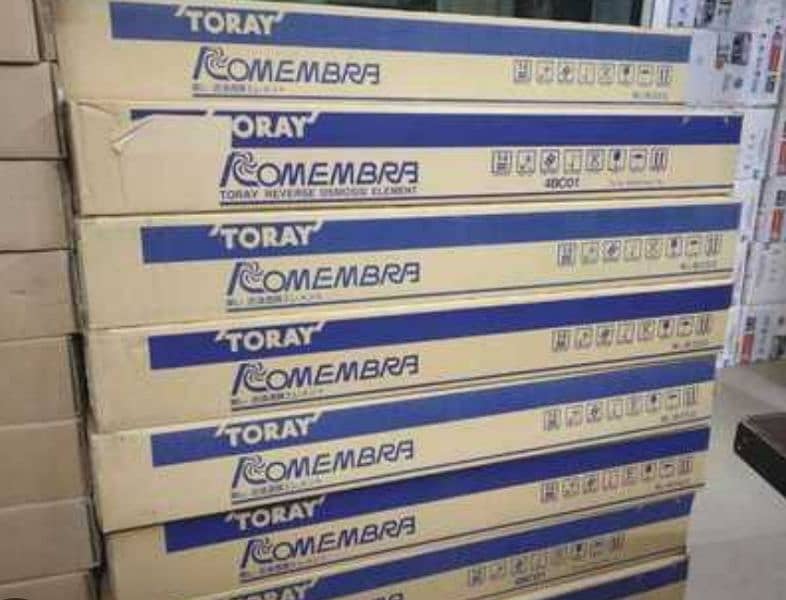 Flimtec DOW, Vontron, Toray 4.40 membranes one time used 2