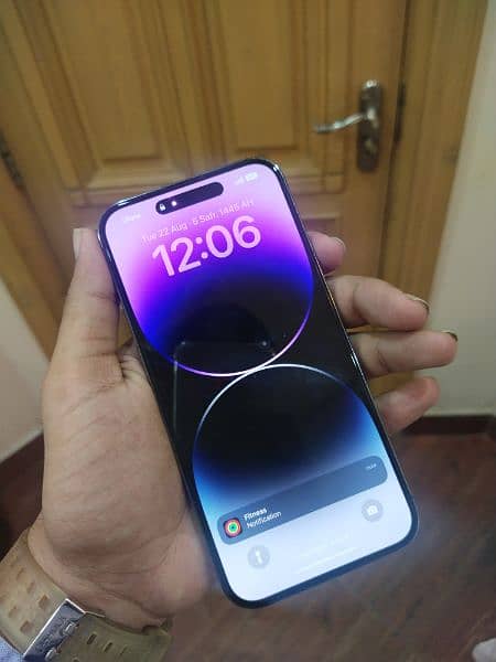 Iphone 14 pro Max deep purple 128gb factory unlock sim model 5