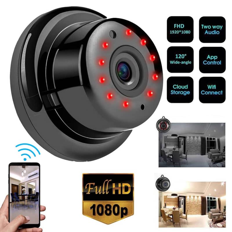 Wireless Wifi Bulb Security Camera 3