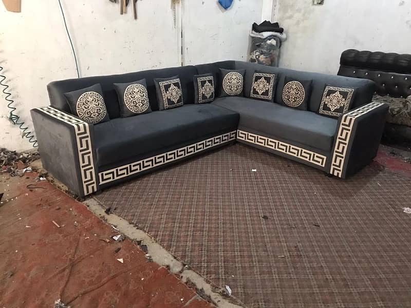 L shape sofa/sofa set/wooden sofa/sofa cum bed/6 seater sofa 9