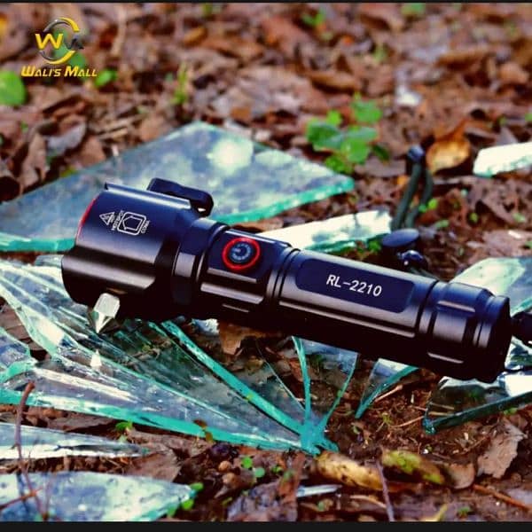 ABD Super Powerful 2 in 1 Emergency Flashlight 4