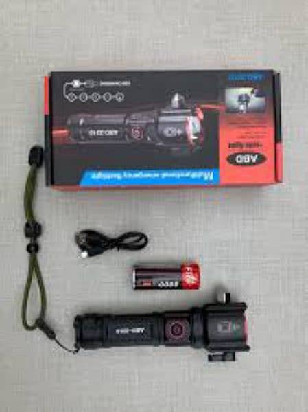 ABD Super Powerful 2 in 1 Emergency Flashlight 6