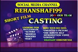 Female models required for shoots on screen