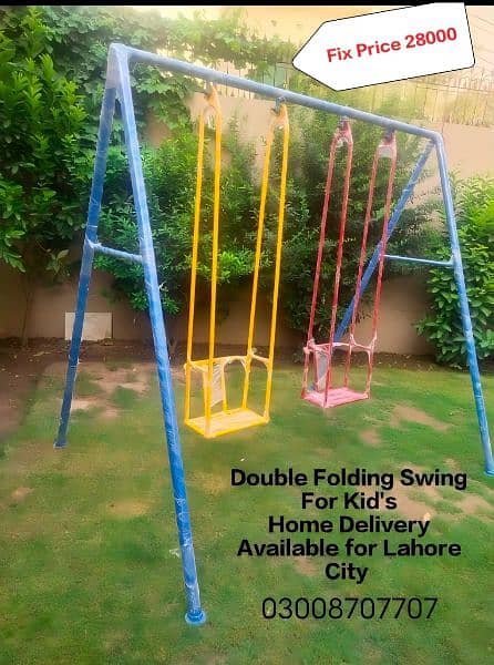 kid's Swings and slide School Furniture Fiberglass Door 5