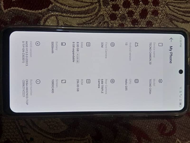 camon 20 only exchange with gaming phone 2