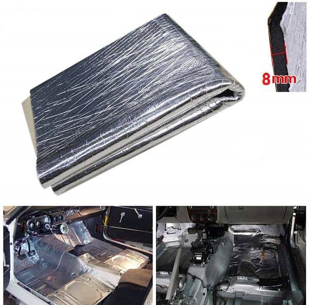 Sound Damping & Heat Proofing Sheets For Cars Per Sq Feet 0