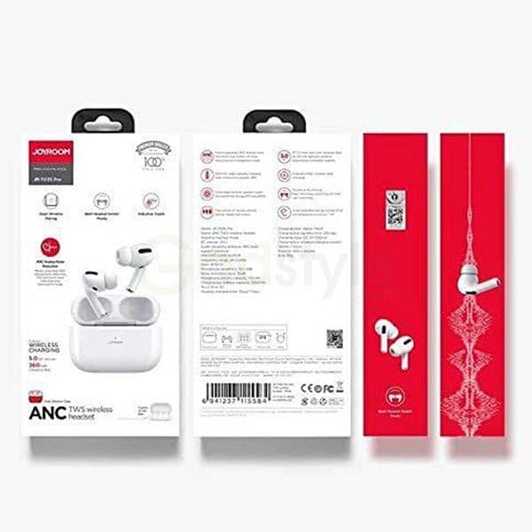 IMPORTED JOYROOM JR-TO3S PRO BRANDED BLUETOOTH EARBURDS WITH ANC ACTIV 12