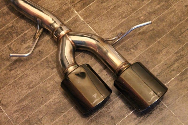 Wald USA Sports Line Stainless Steel Exhaust Dual Side Tip Lexus LX570 6