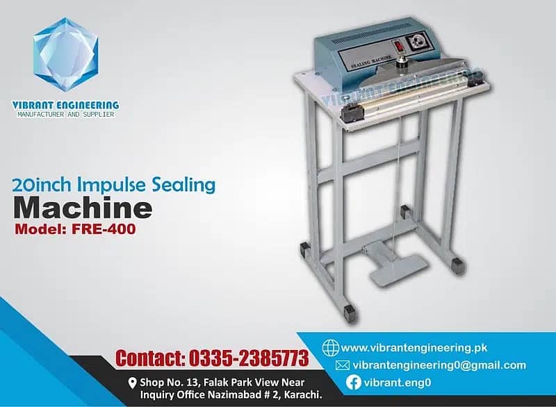 Pedal Impulse Sealing Machine | Foot Sealer and Packing Machine 2