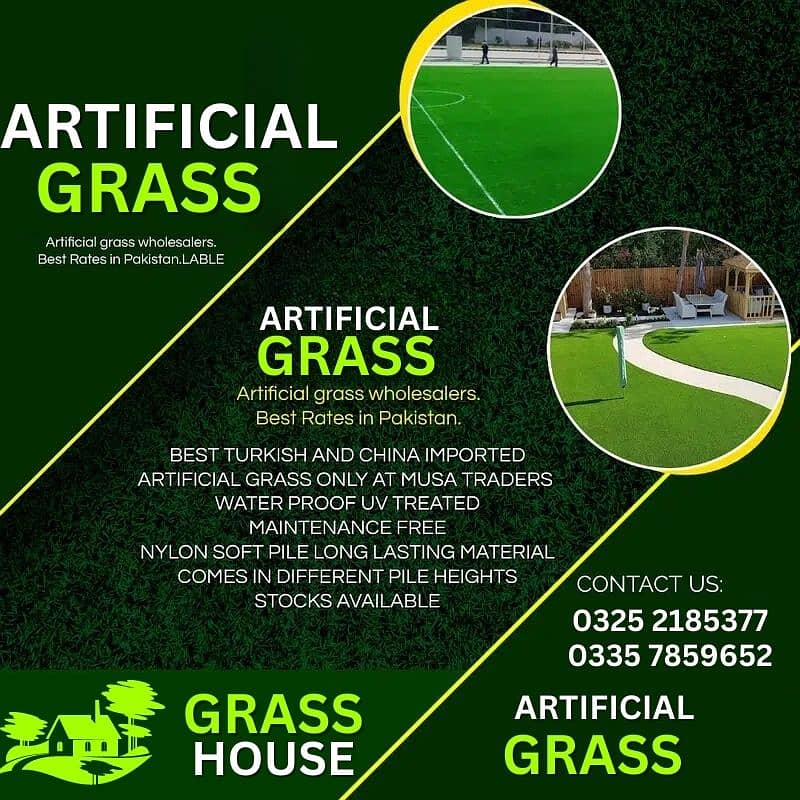 Artificial Grass - Field Grass - Sports Outdoor Grass Available 0