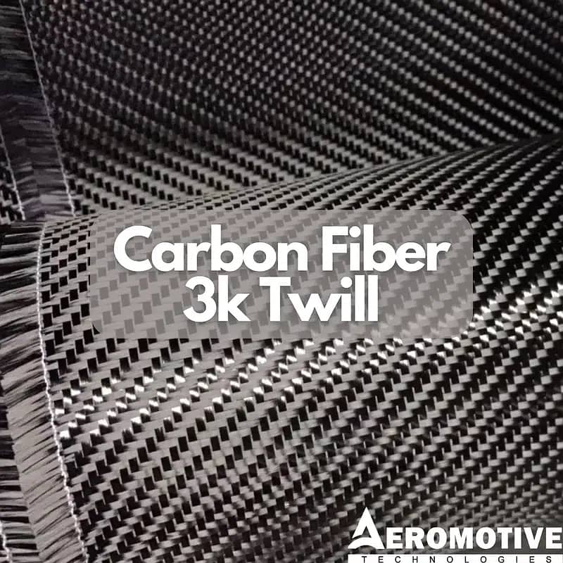 Carbon Fiber 3k Twill, Plain Weave - Composite Materials 0